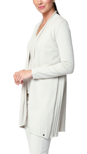 Amely Shawl Collar Mid-Length Cardigan ; Beige