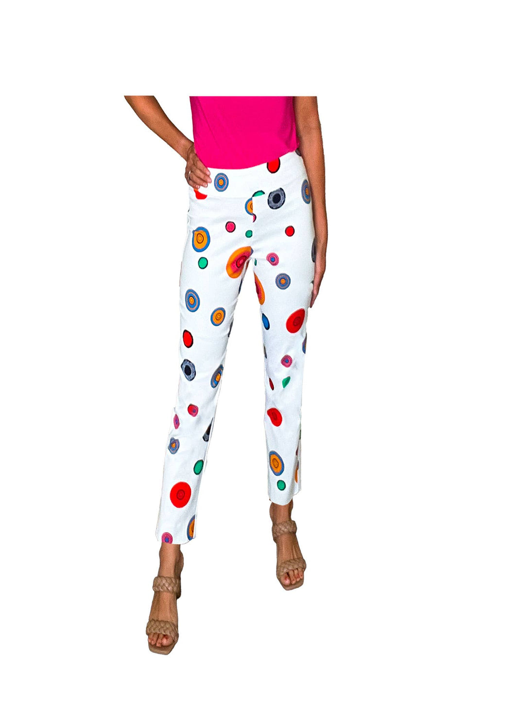Krazy Larry P507 Pull on Pant - Circles