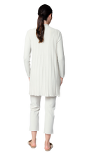 Amely Shawl Collar Mid-Length Cardigan ; Beige