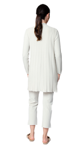 Amely Shawl Collar Mid-Length Cardigan ; Beige
