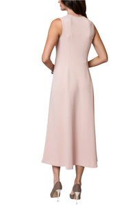 Mabel Maxi Sleeveless A-line Dress; Rose Dust