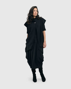 Essential Tekbika Go-To Vest Jacket, Black