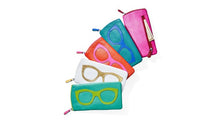 ILI LEATHER EYGLASS CASE WITH FRAME DETAIL