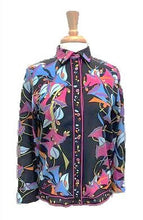 BESSI CLASSIC SILK PRINT BLOUSE - AVAILABLE IN 4 DIFFERENT COLORFUL PRINTS